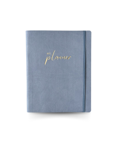 My planner dusty plava