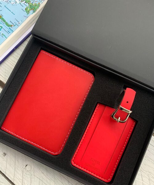Travel set crvena