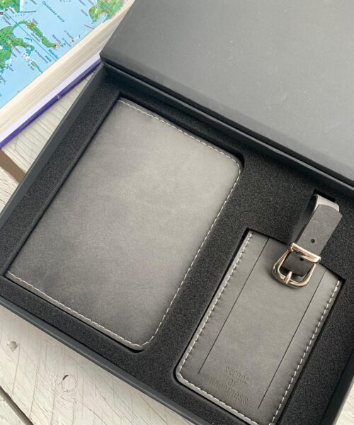 Travel set tamno siva