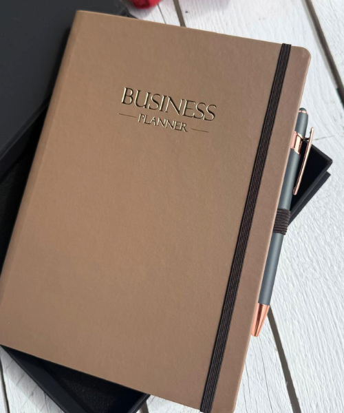 Business planner smeđa