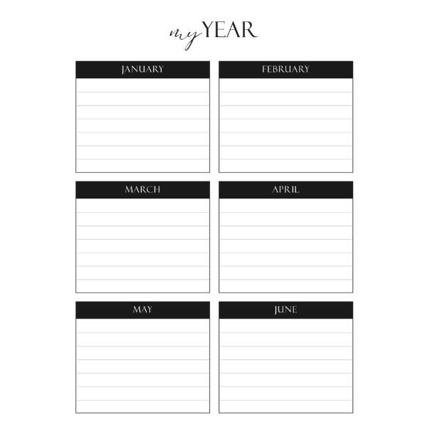 Business planner crna - Slika 3