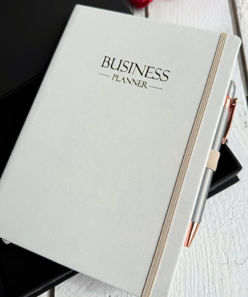 Business planner sivo bež