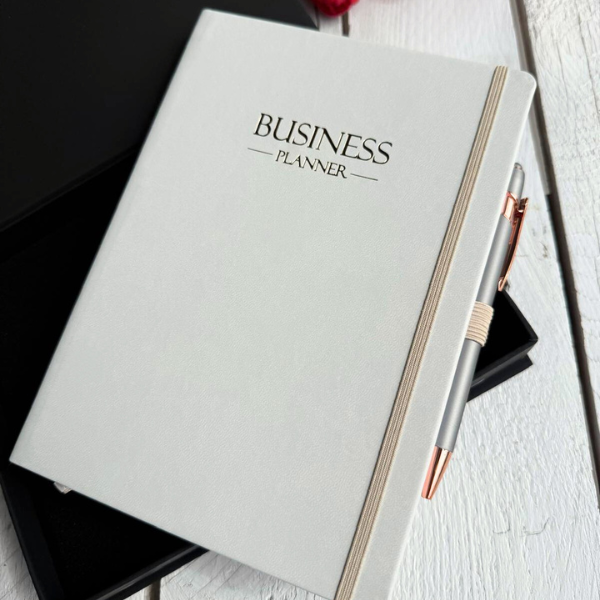 Business planner sivo bež
