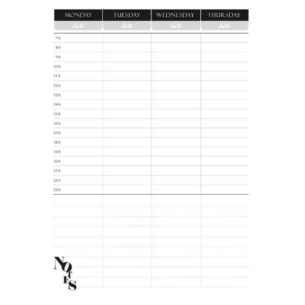 Business planner crna - Slika 7