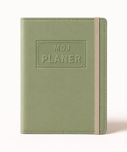 Moj planer 2027. matcha green